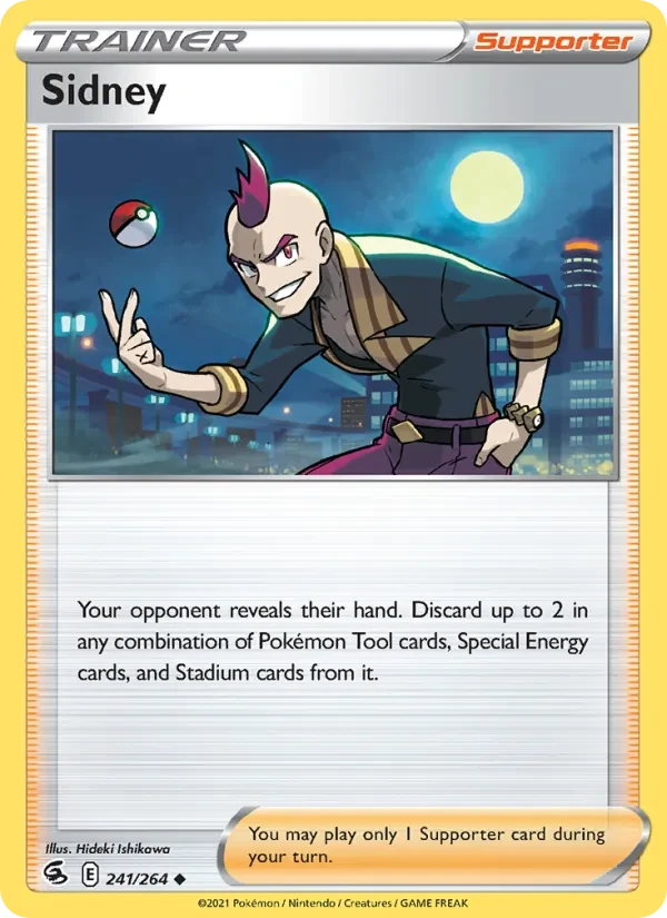 Sidney 241/264 Fusion Strike Pokémon card
