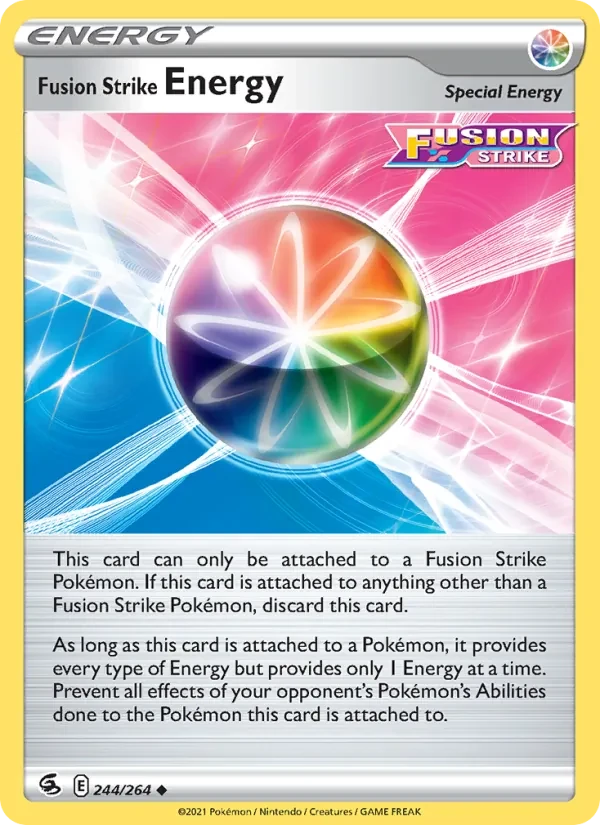 Fusion Strike Energy 244/264 Fusion Strike Pokémon card
