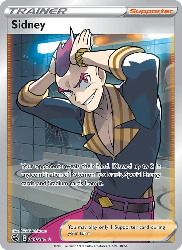 Sidney 264/264 Fusion Strike Pokémon Karte