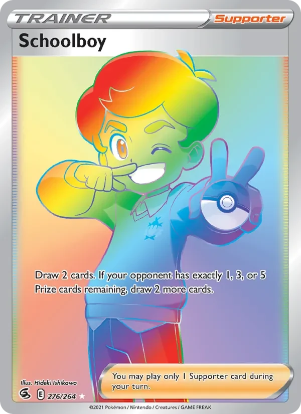 Schoolboy 276/264 Fusion Strike Pokémon card