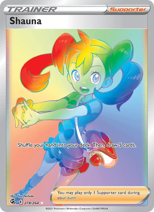 Shauna 278/264 Fusion Strike Pokémon card