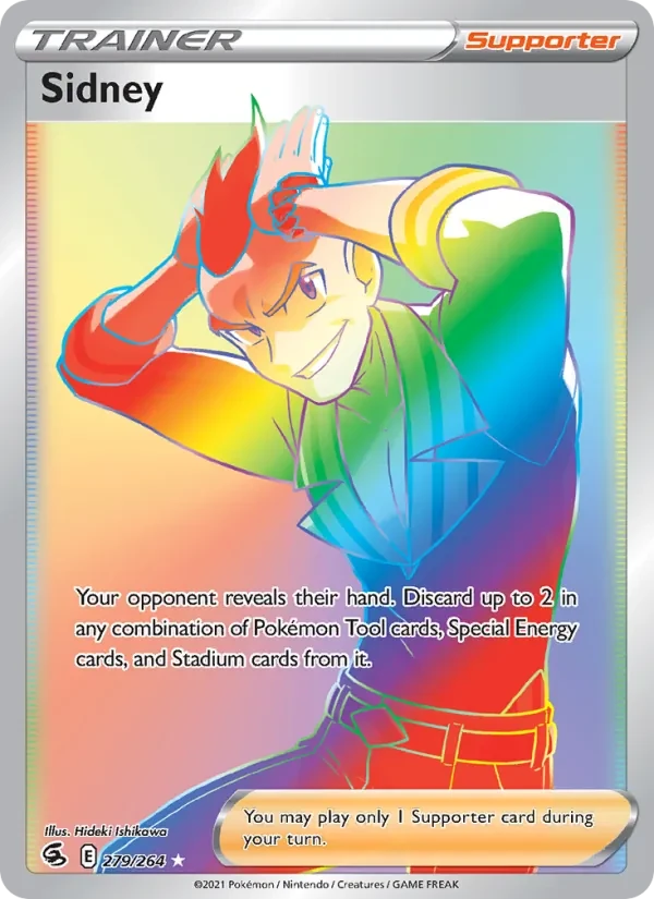 Carta Pokémon Sidney 279/264 Fusion Strike