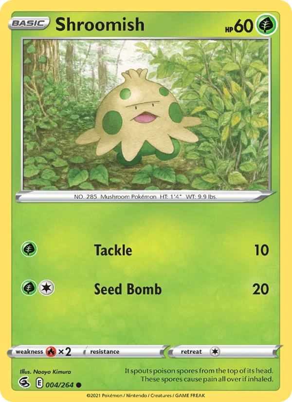 Shroomish 4/264 Fusion Strike Pokémon card