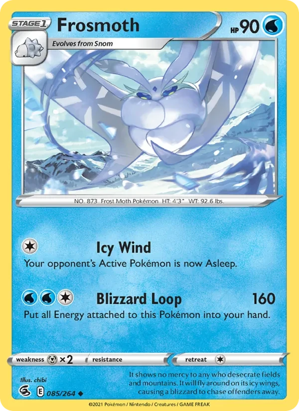 Frosmoth 85/264 Fusion Strike Pokémon card