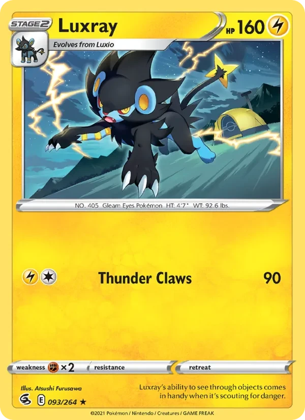 Luxray 93/264 Fusion Strike Pokémon Karte
