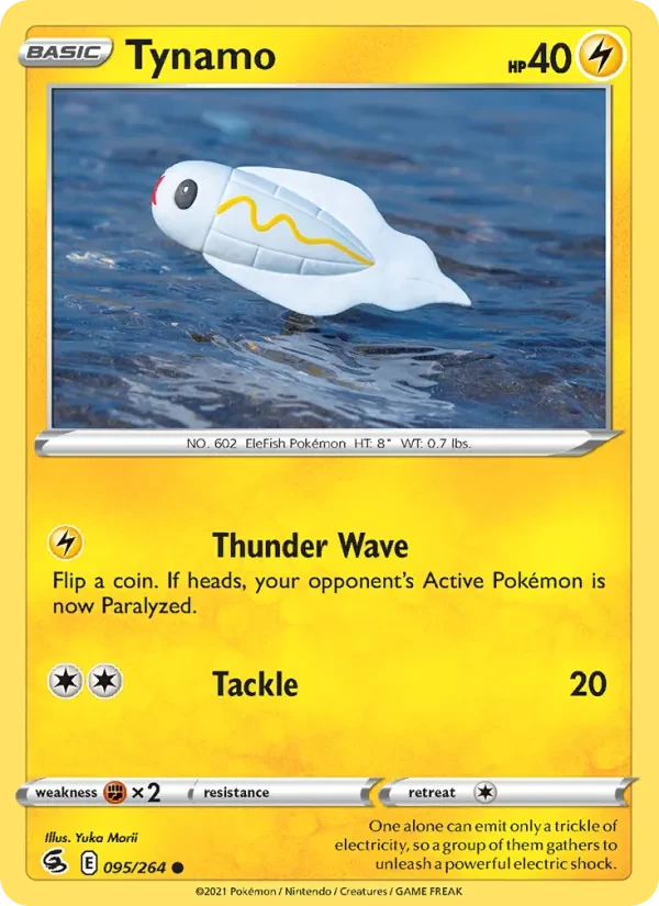 Tynamo 95/264 Fusion Strike Pokémon card