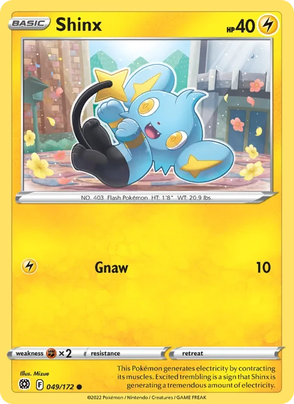 Shinx 049/172 Brilliant Stars Pokémon card