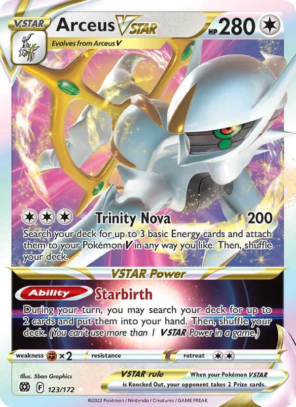 Arceus VSTAR 123/172 Brilliant Stars Pokémon Karte