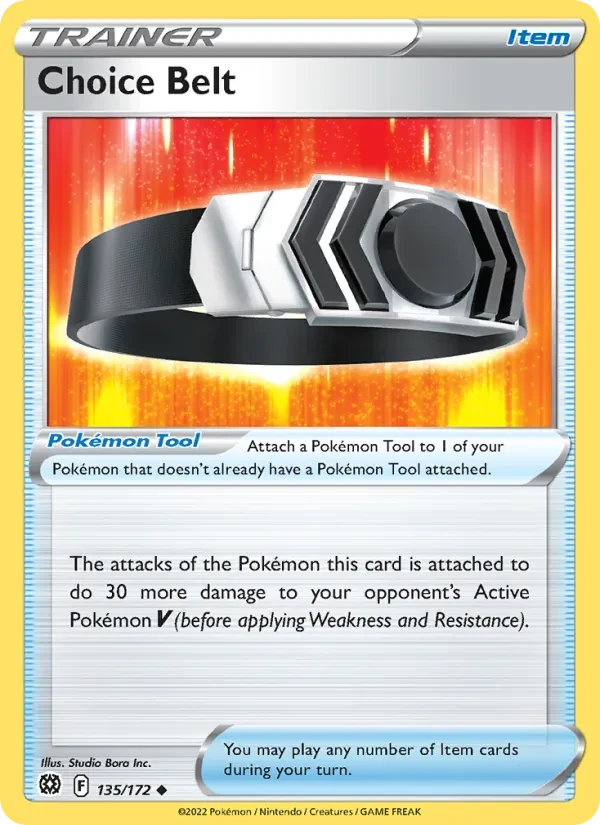 Choice Belt 135/172 Brilliant Stars Pokémon card