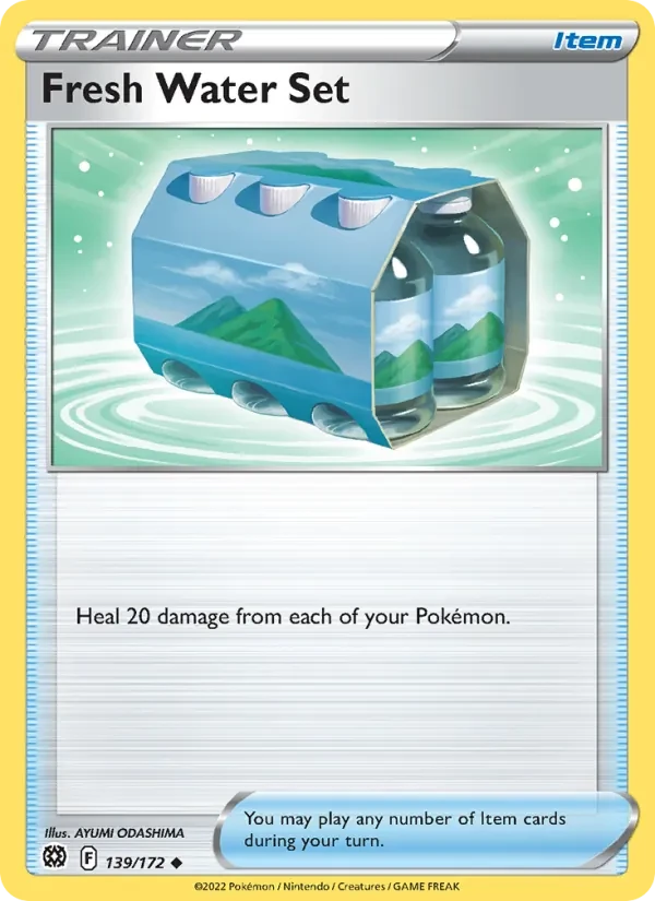 Fresh Water Set 139/172 Brilliant Stars Pokémon card