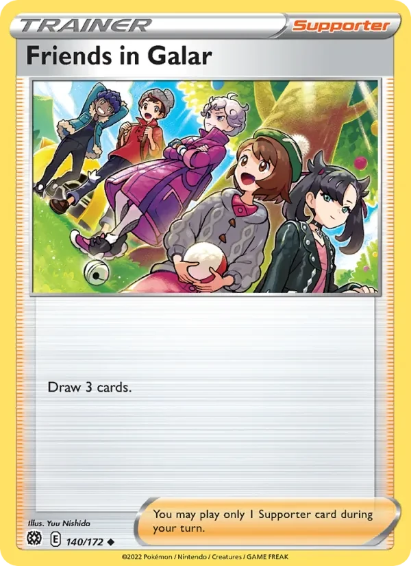 Friends in Galar 140/172 Brilliant Stars Pokémon card