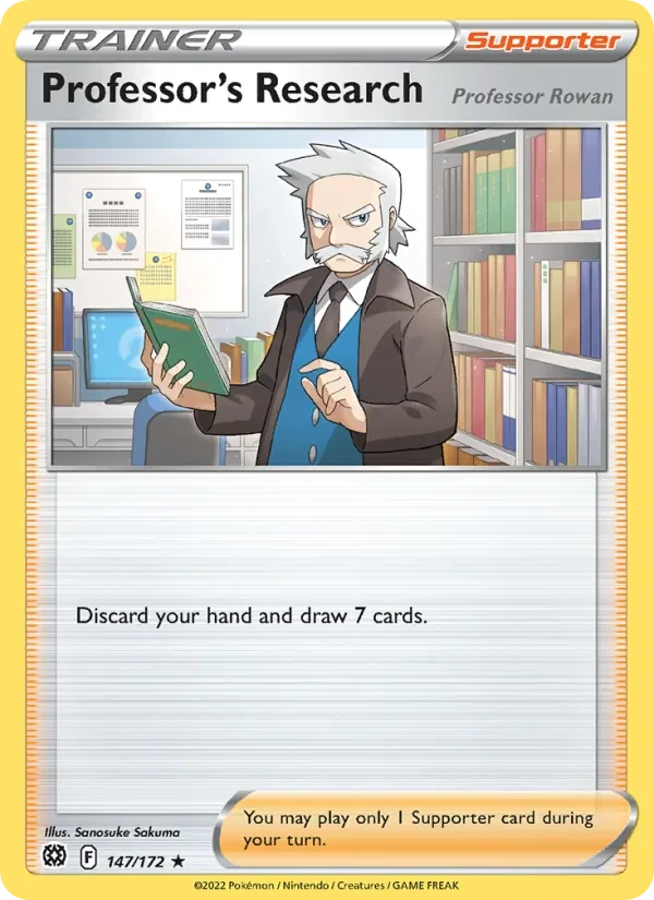 Professor's Research 147/172 Brilliant Stars Pokémon card