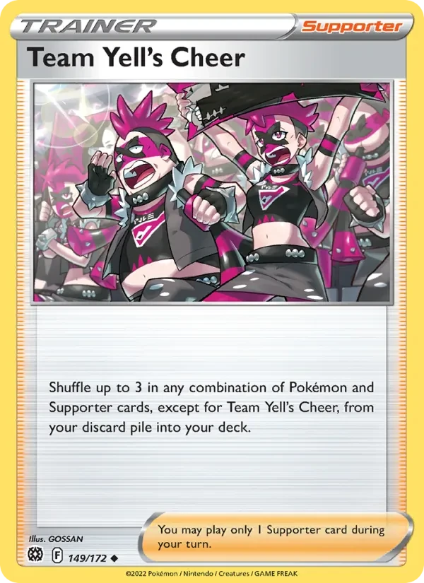 Carta Pokémon Team Yell's Cheer 149/172 Brilliant Stars