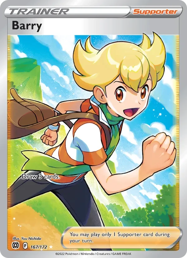 Barry 167/172 Brilliant Stars Pokémon card