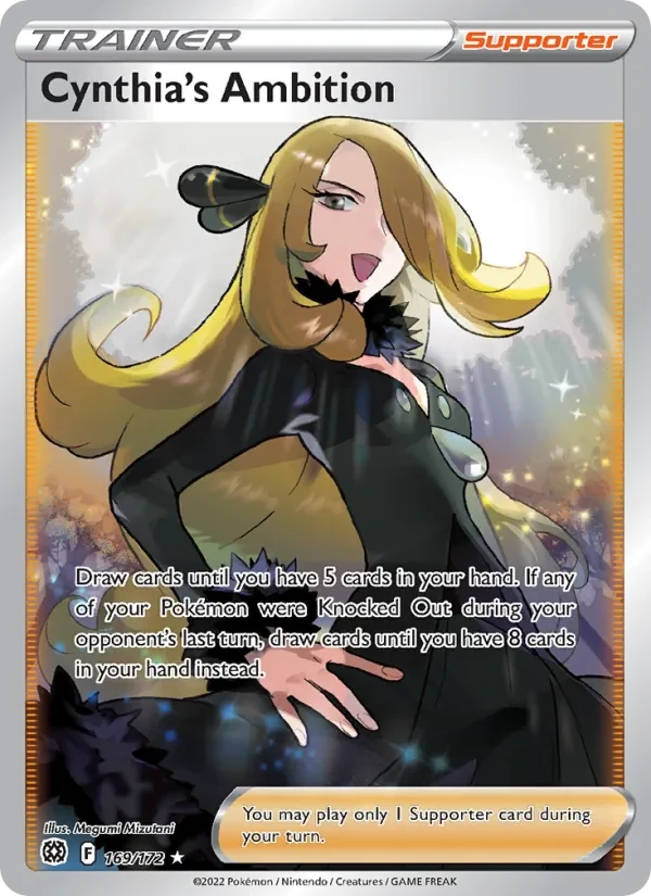 Carte Pokémon Cynthia's Ambition 169/172 Brilliant Stars