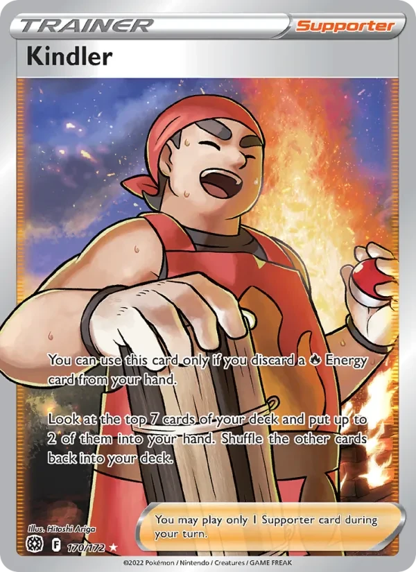 Kindler 170/172 Brilliant Stars Pokémon card