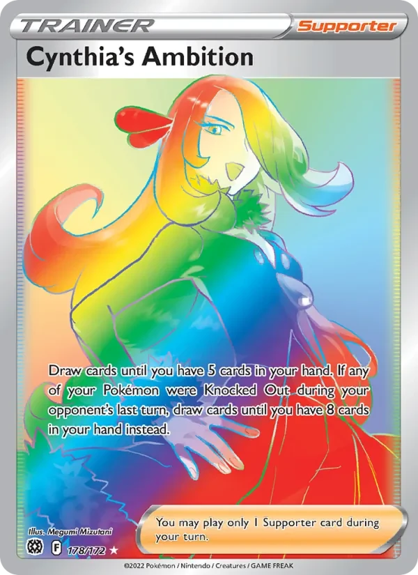 Carta Pokémon Cynthia's Ambition 178/172 Brilliant Stars