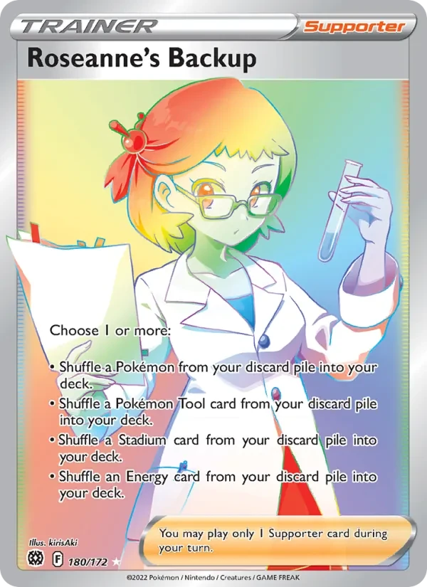 Roseanne's Backup 180/172 Brilliant Stars Pokémon card