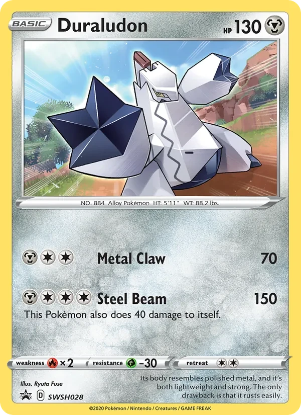 Duraludon SWSH028 SWSH Black Star Promos Pokémon card