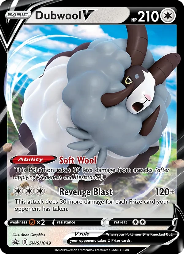 Dubwool V SWSH049 SWSH Black Star Promos Pokémon card
