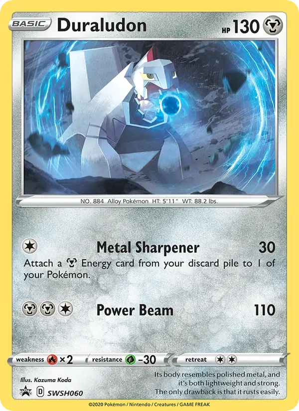 Duraludon SWSH060 SWSH Black Star Promos Pokémon card