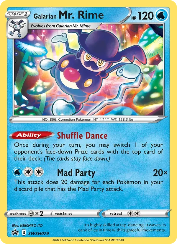Galarian Mr. Rime SWSH079 SWSH Black Star Promos Pokémon card