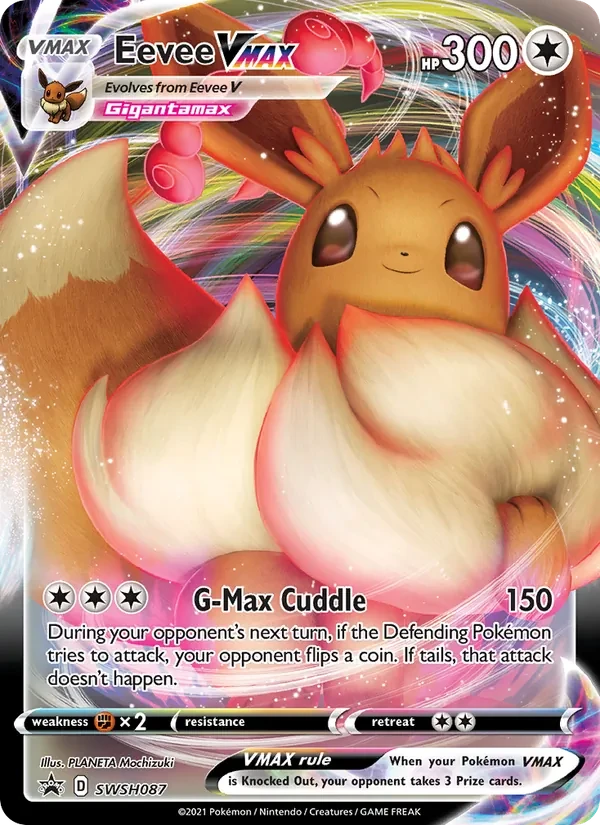 Eevee VMAX SWSH087 SWSH Black Star Promos Pokémon card