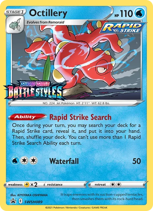 Carta Pokémon Octillery SWSH089 SWSH Black Star Promos
