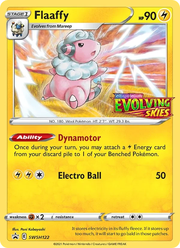 Flaaffy SWSH122 SWSH Black Star Promos Pokémon Karte