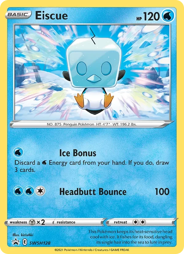 Eiscue SWSH128 SWSH Black Star Promos Pokémon card