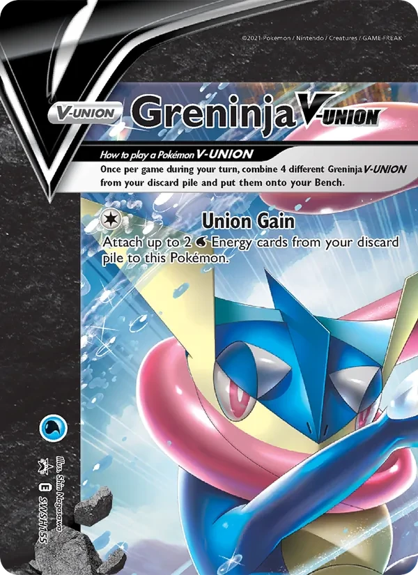 Greninja V-UNION SWSH155 SWSH Black Star Promos Pokémon card