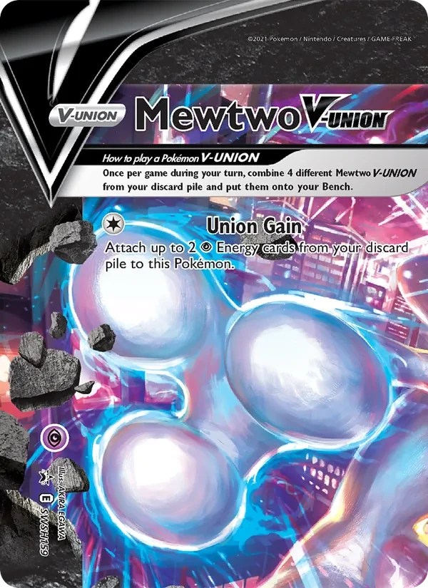 Carte Pokémon Mewtwo V-UNION SWSH159 SWSH Black Star Promos