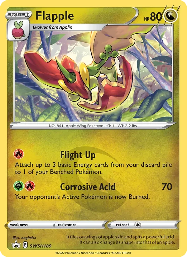 Carte Pokémon Flapple SWSH189 SWSH Black Star Promos