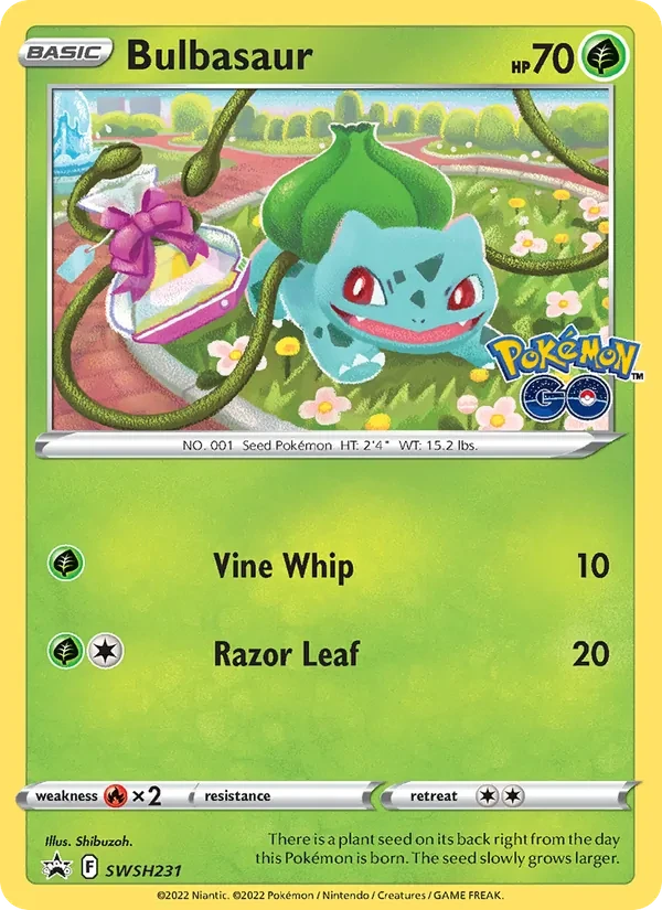 Bulbasaur SWSH231 SWSH Black Star Promos Pokémon card