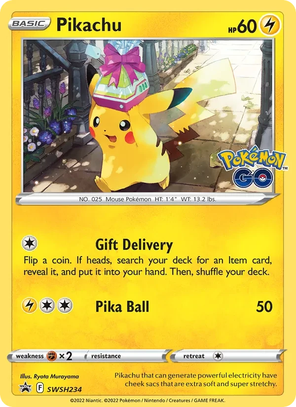 Pikachu SWSH234 SWSH Black Star Promos Pokémon card