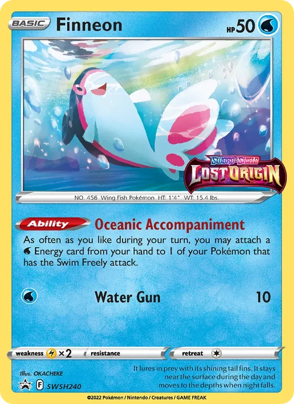 Finneon SWSH240 SWSH Black Star Promos Pokémon Karte
