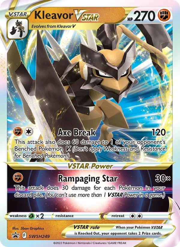 Kleavor VSTAR SWSH249 SWSH Black Star Promos Pokémon card