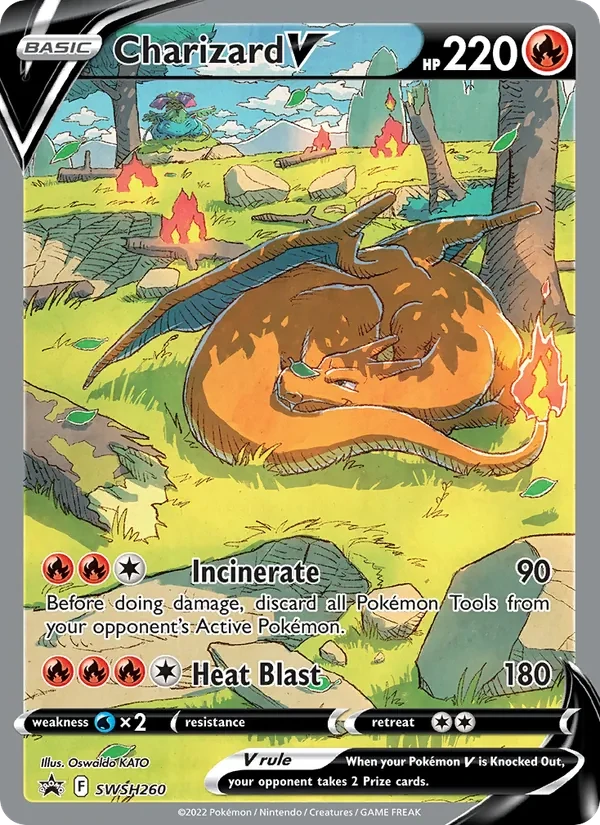Charizard V SWSH260 SWSH Black Star Promos Pokémon card