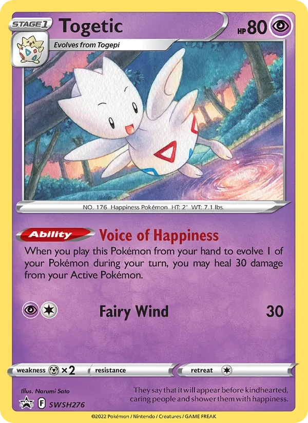 Carte Pokémon Togetic SWSH276 SWSH Black Star Promos