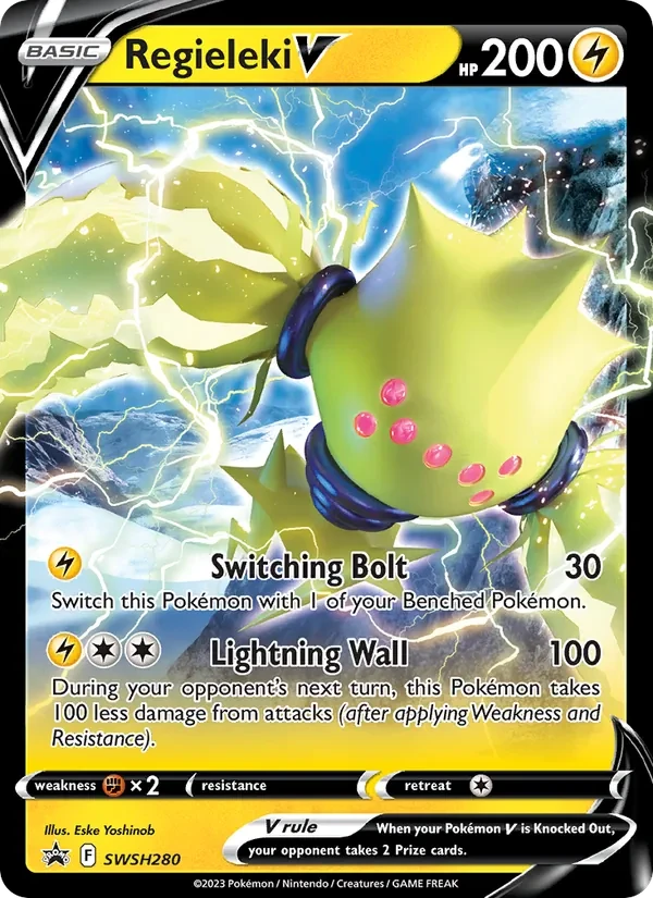 Regieleki V SWSH280 SWSH Black Star Promos Pokémon card