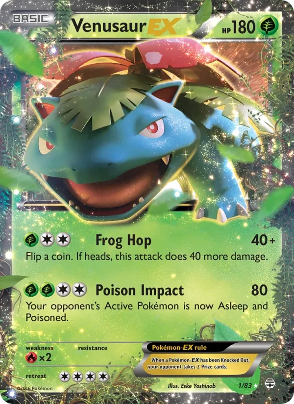 Venusaur EX 1/83 Generations Pokémon Karte