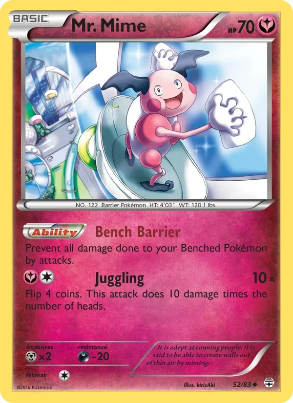 Mr. Mime 52/83 Generations Pokémon card