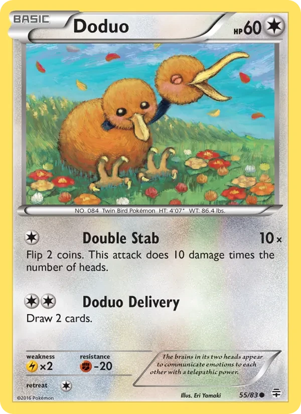 Carta Pokémon Doduo 55/83 Generations