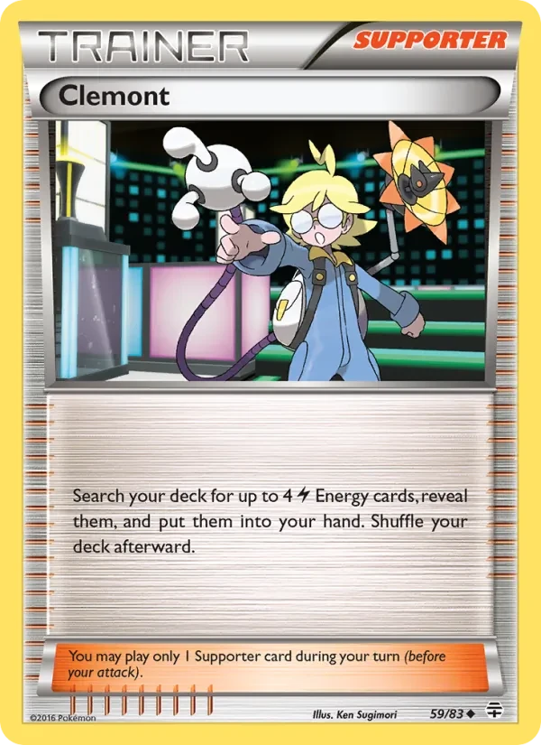 Clemont 59/83 Generations Pokémon kaart