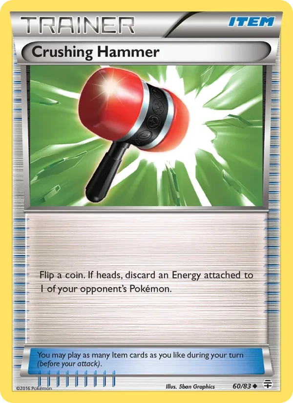 Crushing Hammer 60/83 Generations Pokémon card