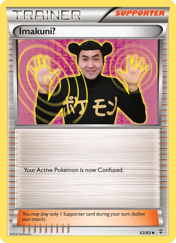 Imakuni? 63/83 Generations Pokémon card