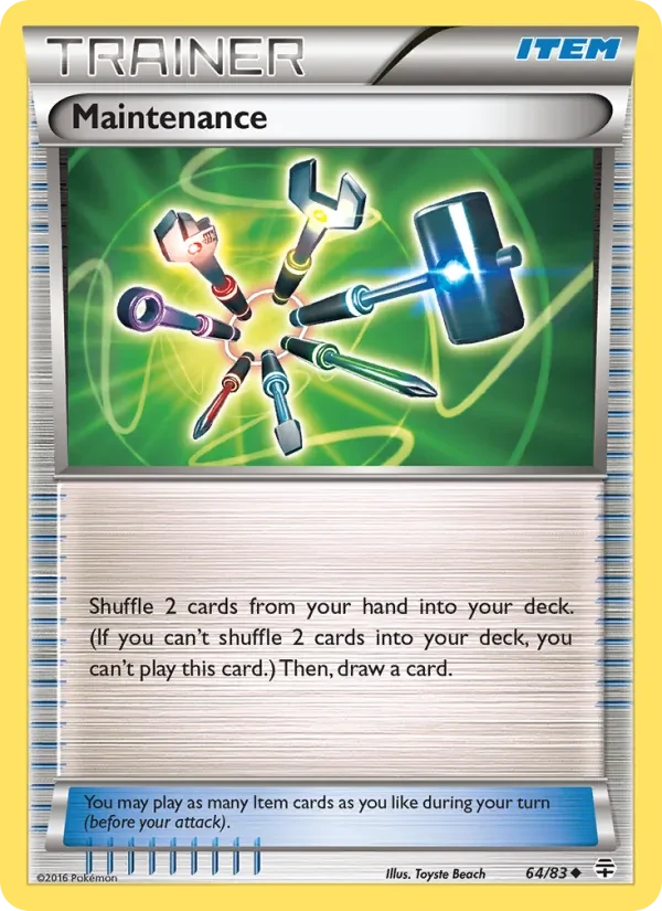 Maintenance 64/83 Generations Pokémon Karte