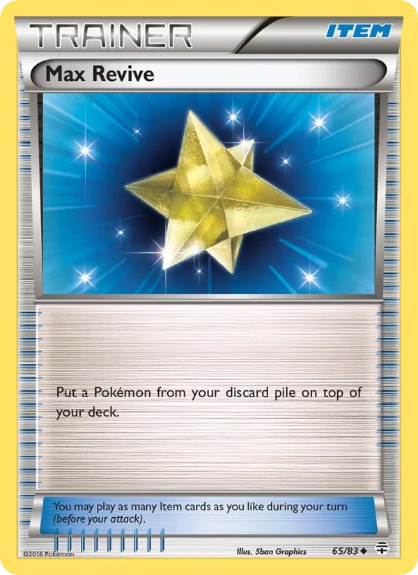 Max Revive 65/83 Generations Pokémon Karte