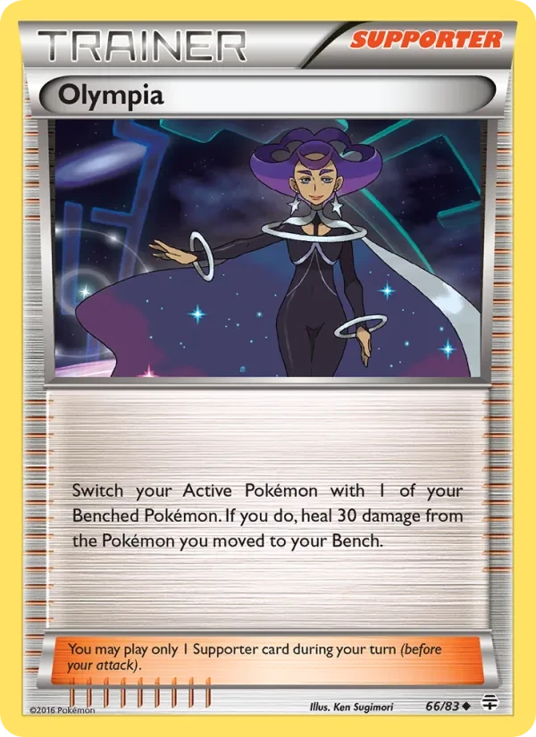Olympia 66/83 Generations Pokémon card
