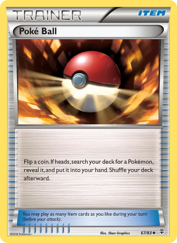 Poké Ball 67/83 Generations Pokémon card